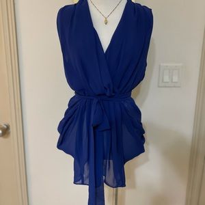 ASOS V-Neck Chiffon Empire waist Top